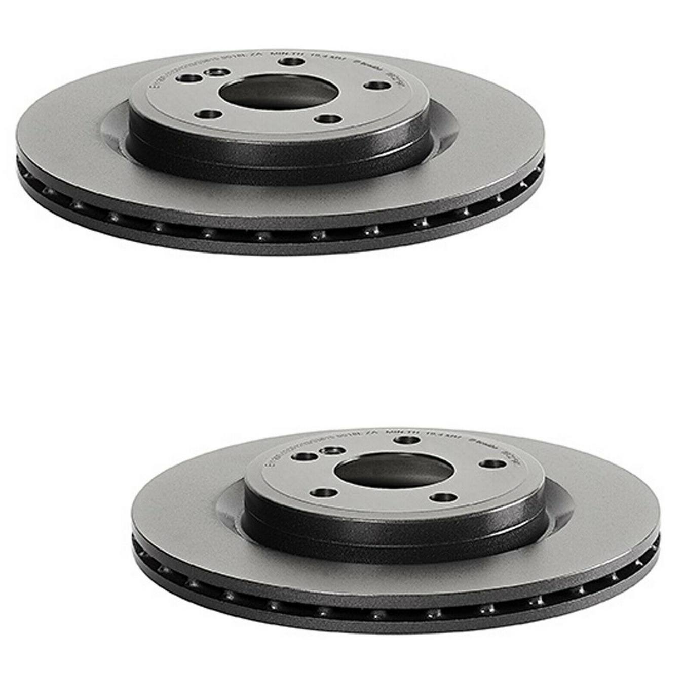 Mercedes Brembo Brakes Kit - Pads and Rotors Rear (295mm) (Low-Met) 0074209620 - Brembo 3807710KIT